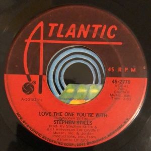 Stephen Stills To A Flame Vinyl 45 Record '70